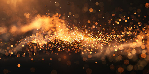 Fiery golden sparks fly in a mesmerizing swarm, a vivid dance of light and heat.