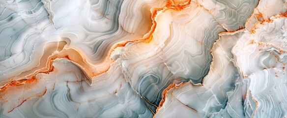 Macro shot of a marble surface, showcasing the unique veins and color variations for a sophisticated backdrop