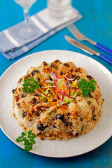 Greek rice crown.