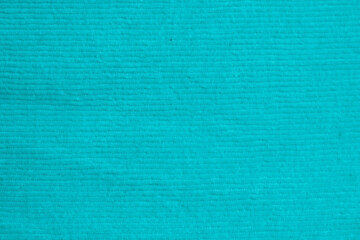 soft light Tiffany Blue corduroy fabric texture used as background. clean fabric background of soft...