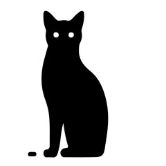 black cat silhouette