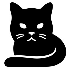 black cat silhouette