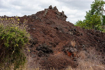 Lava rock in Africa