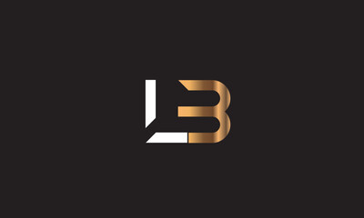 LB, BL, B , L Abstract Letters Logo Monogram	