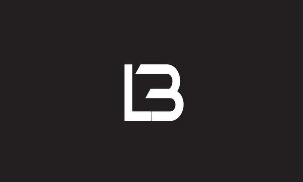 LB, BL, B , L Abstract Letters Logo Monogram	