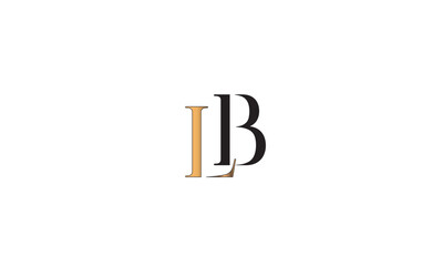 LB, BL, B , L Abstract Letters Logo Monogram