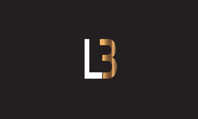  LB, BL, B , L Abstract Letters Logo Monogram