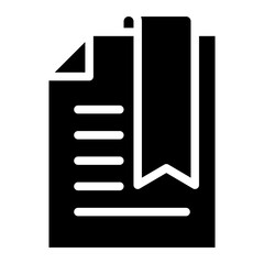 document bookmark icon