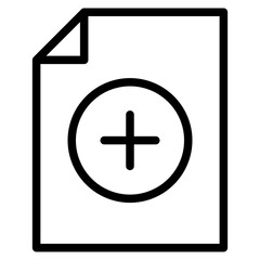 new document icon , add paper icon