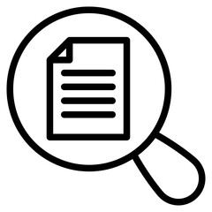 find search file document icon