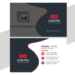Modern Unique Business Card Design Template