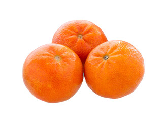 Mandarin Tangerine Orange  on white