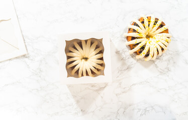 Crafting Lemon, Blueberry, and Vanilla Bundt Cakes