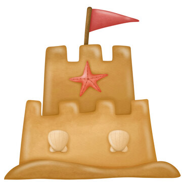 recommend clip art: sand castle