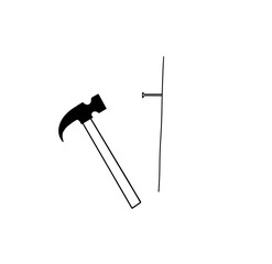 hammer and nails