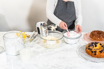 Crafting Lemon, Blueberry, and Vanilla Bundt Cakes