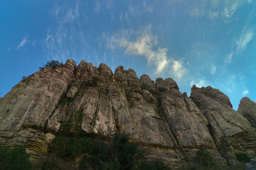 Paisajes rocosos del parque natural del Torcal en Antequera Máñaga
