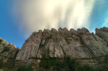 Paisajes rocosos del parque natural del Torcal en Antequera Máñaga
