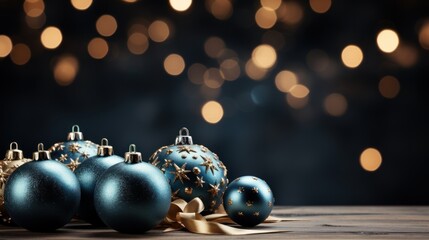 Fototapeta premium Elegant Christmas Background Perfect for Adding Words