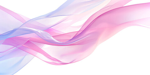 A pink and blue abstract background featuring flowing fabric. - 754870572