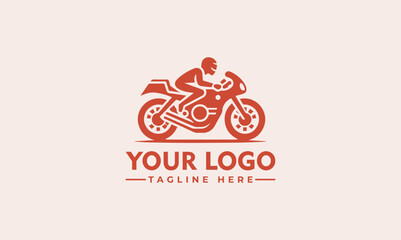 motorcycle vector logo design Vintage Transport logo vector Group motorcycle