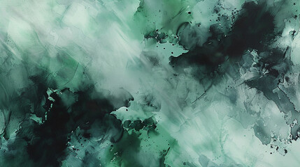 Black and Mint watercolor texture