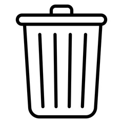 Delete Vector Line Icon Design 