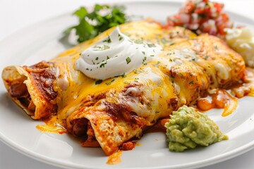 Satisfy Your Cravings with a Delicious Chicken Enchilada and Avocado Salsa Generative AI