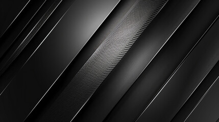 Black and Pearl with templates metal texture soft lines tech gradient abstract diagonal background - obrazy, fototapety, plakaty