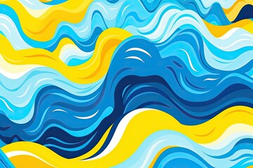 Simple wave abstract background