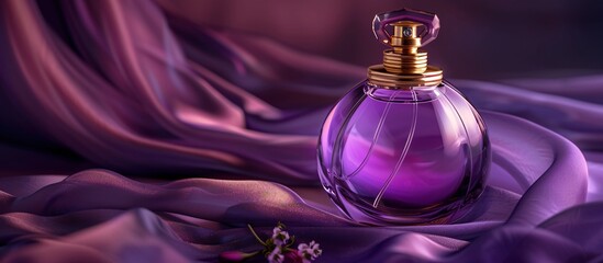 Purple Perfume A Scent of Love and Passion Generative AI - obrazy, fototapety, plakaty