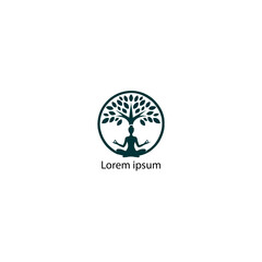 yoga logo with white background