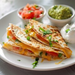 Satisfy Your Cravings with a Delicious Quesadilla and Guacamole Generative AI