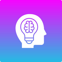 Fototapeta premium Brainstorming Icon