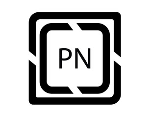 PN logo design template vector. PN Business abstract connection vector logo. PN icon circle logotype 