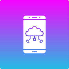 Mobile Cloud Icon