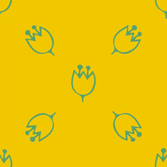 Flowers Cute  Wallpaper. Leaves Isolated Picture.