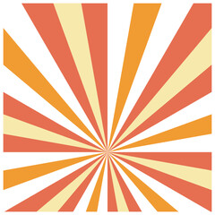 Retro Sunburst Illustration