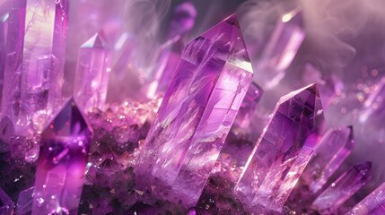elegant purple crystal background