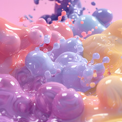 Colorful glow abstract splash background