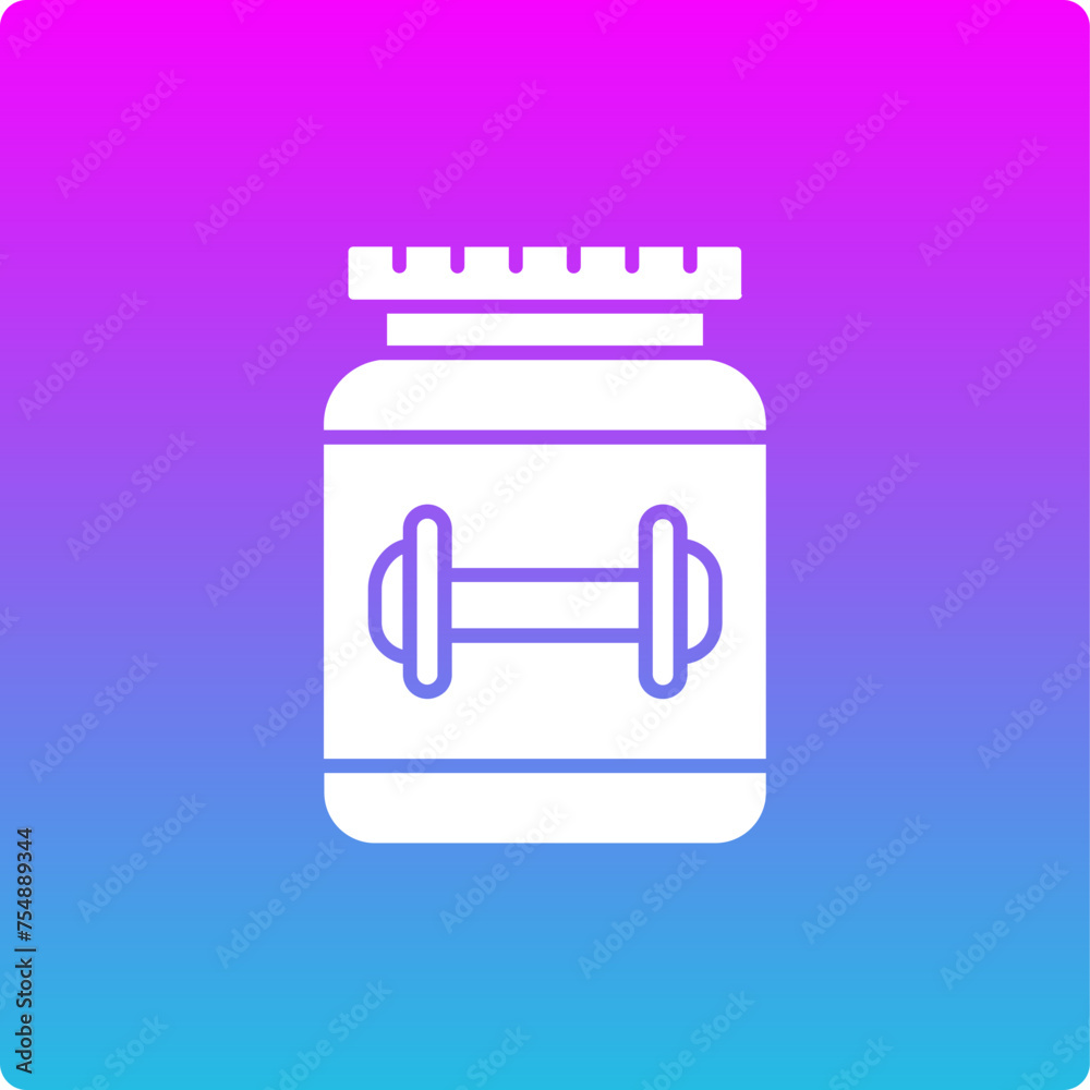 Wall mural Protein Supplement Icon