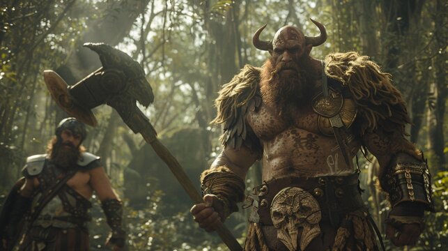 Viking Warrior Generative AI