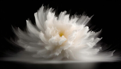 Fototapeta premium Explosion de fumée. Fond abstrait