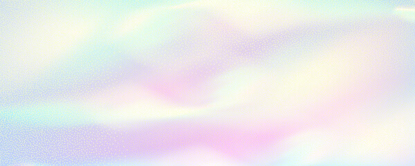 Abstract background featuring a holographic blur with a color gradient.Vector grain noise texture, and watercolor blend.Neon iridescent colors creating a smooth gradation effect.