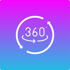 360 Degrees Icon