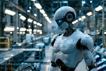 Robo-Futuristic The Rise of AI in the Modern World Generative AI