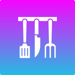 Fototapeta premium Kitchen Tools Icon