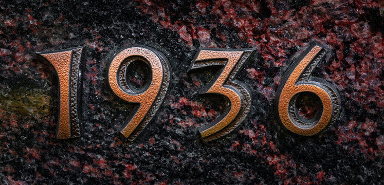 1936 Jahreszahl