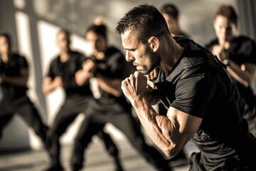 Self-Defense Krav Maga Training Session