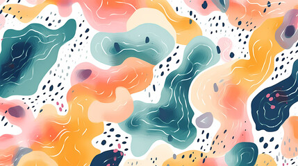 Abstract graffiti design pattern